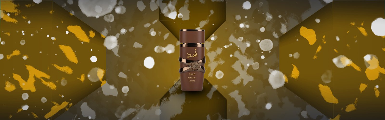 Segundo frasco de perfume exclusivo cercado por elementos decorativos, indicando ofertas especiais